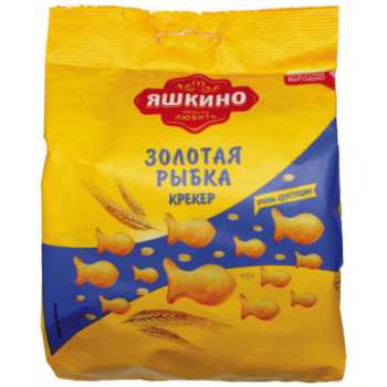 Крекер ЯШКИНО Золотая рыбка, 180 г