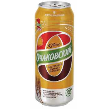 Квас ОЧАКОВСКИЙ 0,5 л, жестяная банка
