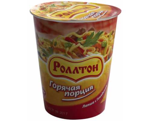 Лапша быстрого приготовления РОЛЛТОН говядина, 70 г