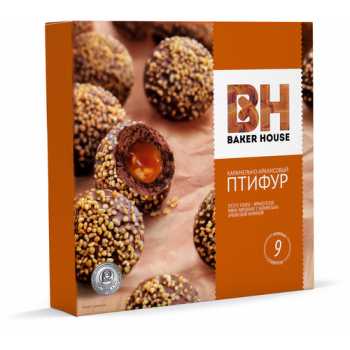 Мини-пирожные ПТИФУР карамель с арахисом, 225 г