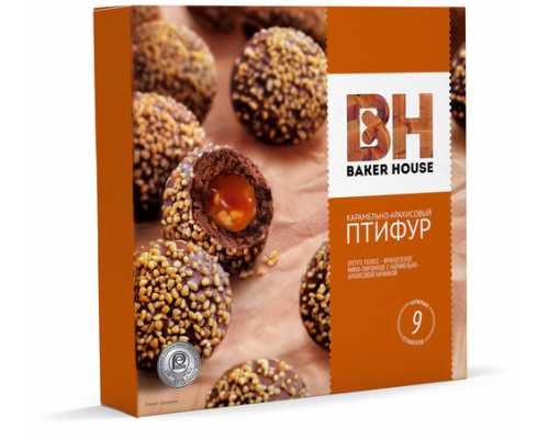 Мини-пирожные ПТИФУР карамель с арахисом, 225 г