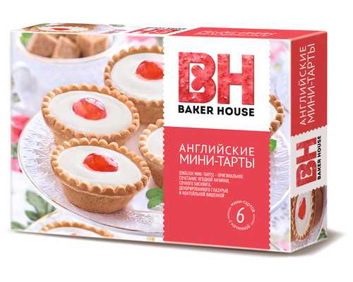 Мини-тарты BAKER HOUSE Английские, 240 г