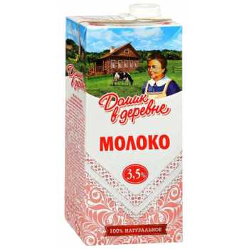 Молоко ДОМИК В ДЕРЕВНЕ 3,5 %, 0,95 л