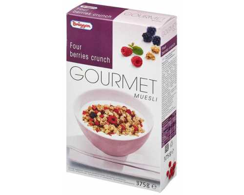 Мюсли GOURMET BRUGGEN с лесными ягодами, 375 г