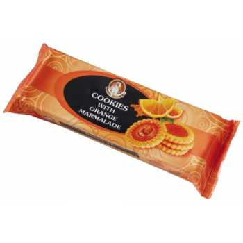 Печенье БИСКОТТИ Cookies With, с апельсиновым мармеладом, 100 г