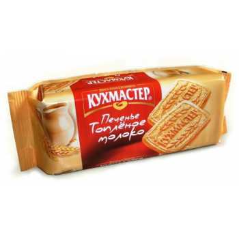 Печенье сахарное КУХМАСТЕР Топленое молоко, 170 г