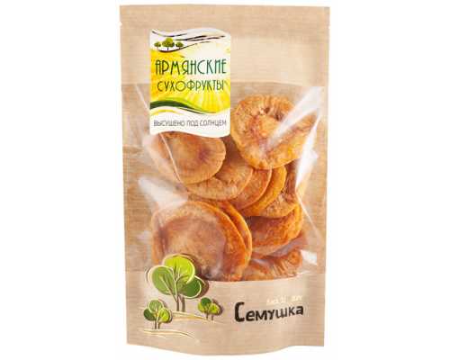 Персики Семушка, сушеные, 130 гр