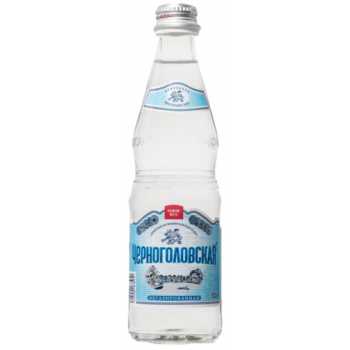 Питьевая минеральная вода ЧЕРНОГОЛОВСКАЯ негазированная, 0,33 л, стекло