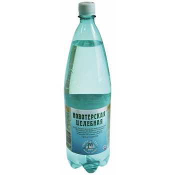 Питьевая минеральная вода НОВОТЕРСКАЯ Целебная газированная, 1,5 л