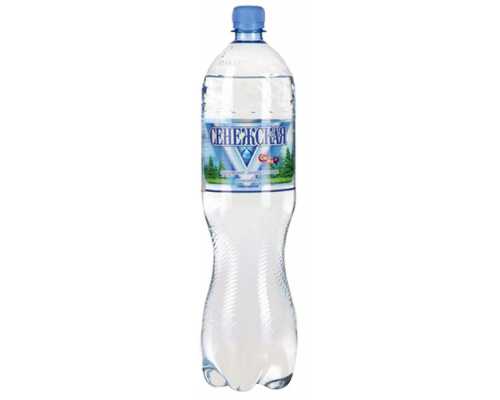 Питьевая минеральная вода СЕНЕЖСКАЯ газированная, 1,5 л, ПЭТ