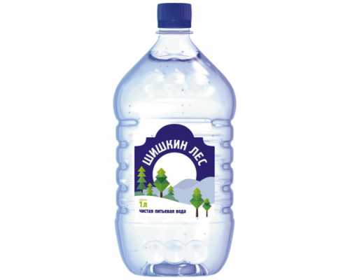 Питьевая минеральная вода  ШИШКИН ЛЕС негазированная, 1 л