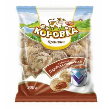 Пряник КОРОВКА вареная сгущенка, 300 г