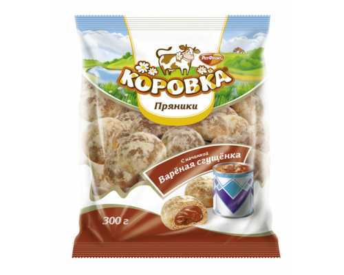 Пряник КОРОВКА вареная сгущенка, 300 г