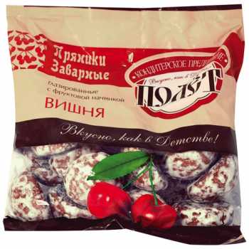 Пряники заварные ПОЛЕТ вишневые, 300 г