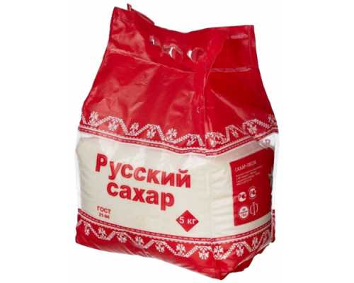 Сахар быстрорастворимый РУССКИЙ, 5 кг