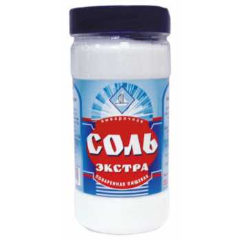 Соль ЭКСТРА 0,5 кг, пластиковая банка