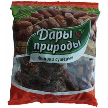 Сухофрукты ДАРЫ ПРИРОДЫ сушенные финики, 250 г