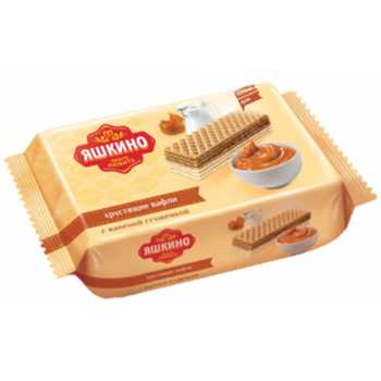 Вафли ЯШКИНО Вареная сгущенка, 200 г