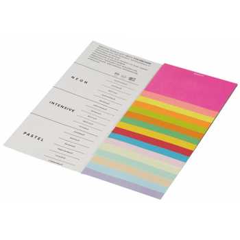 Цветная бумага Color Code Неон Микс, А4, 100 листов