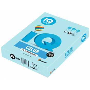 Цветная бумага IQ Color "Pale" голубой MB30, А4, 160г/м², 250 листов