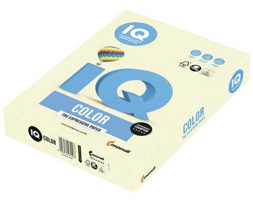 Цветная бумага IQ Color "Pale" ванильно-бежевый ВЕ66, А4, 80г/м², 500 листов