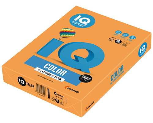 Цветная бумага IQ Color "Trend" золотистый GO22, А4, 80г/м², 500 листов