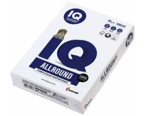 Бумага IQ Allround А4, 80 г/м², 500 листов