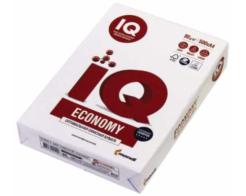 Бумага IQ Economy А4, 80 г/м², 500 листов
