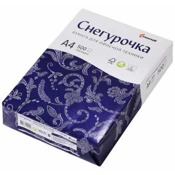 Бумага СНЕГУРОЧКА А4, 80 г/м², 500 листов