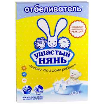 Отбеливатель для белья УШАСТЫЙ НЯНЬ детский, 500 г