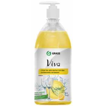 Средство для мытья посуды  GRASS Viva лимон, 1 л