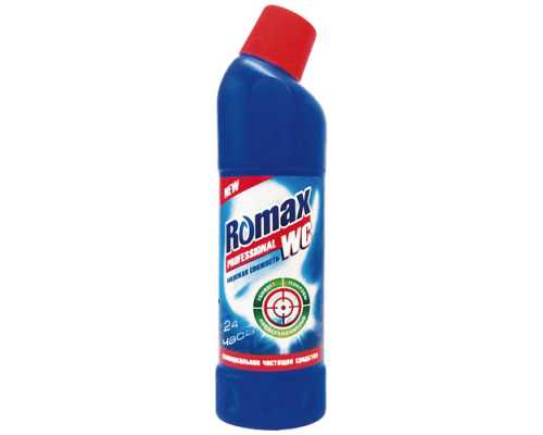 Средство для ухода за сантехникой ROMAX WC Морская свежесть, гель, 750 мл