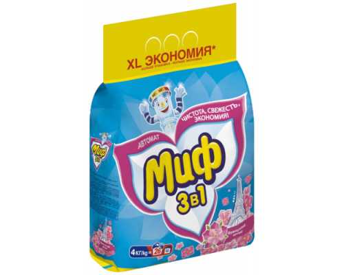 Стиральный порошок МИФ автомат, Свежий Цвет, 4 кг