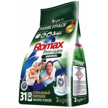 Стиральный порошок ROMAX Premium Universal, 3 кг