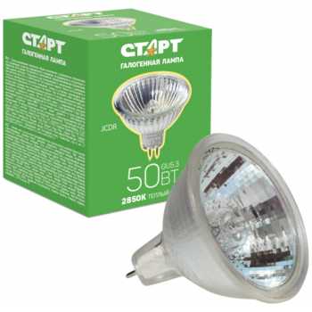 Лампа галогеновая СТАРТ GU5.3 50W