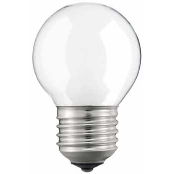 Лампа накаливания шарик PHILIPS цоколь E27, 40 Вт, матовая
