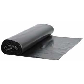 Пакеты для мусора ПВД СТАНДАРТ 180 л, 90х110 см, 40 мкм, 50шт/рул, черные