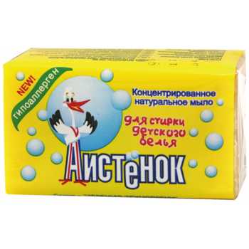 Мыло хозяйственное  АИСТЕНОК для стирки детского белья, 200 г