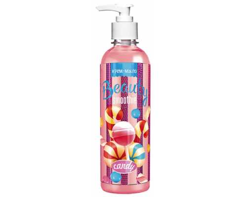 Мыло-крем жидкое с дозатором BEAUTY SMOOTHIE Candy, 350 мл