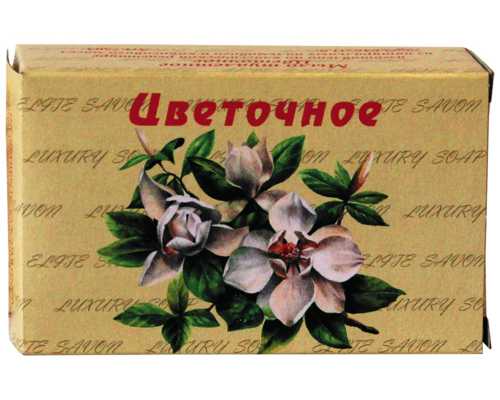 Мыло туалетное ЦВЕТОЧНОЕ 75 г, флоу-пак