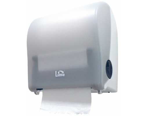 Держатель для рулоных полотенец LIME Prestige Matic белый пластик, 33х20,4х31,4 см