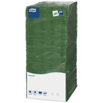 Салфетки Big Pack TORK Universal 25x25 см, зеленые, однослойные, 500 шт/уп