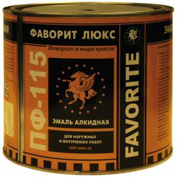 Эмаль "ФАВОРИТ МАСТЕР" ПФ-115 белая, 2,4 кг