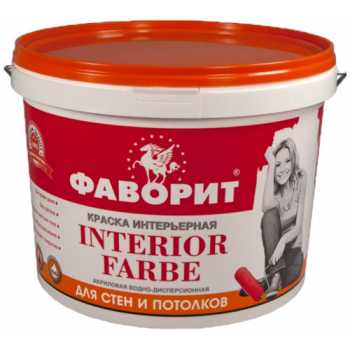 Краска для стен и потолков ФАВОРИТ ВДАК-20И-1 белая,15 кг