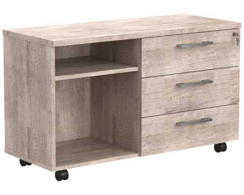 TORR-Z Тумба приставная TLC-3D Дуб Каньон-Z, 1078х452х650 мм
