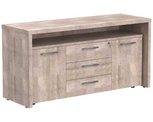 TORR-Z Тумба с минибаром TTF-3D Дуб Каньон-Z, 1600х550х800 мм