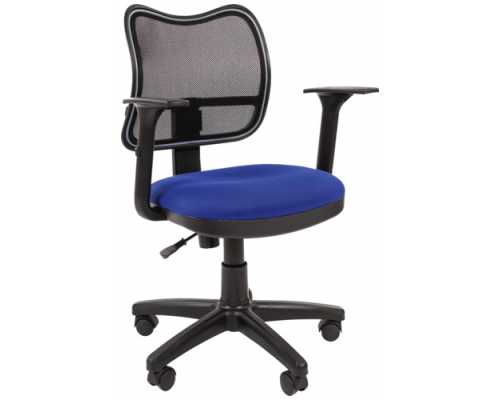 Кресло Chairman 450 TW синий/черный, ткань TW10/сетка