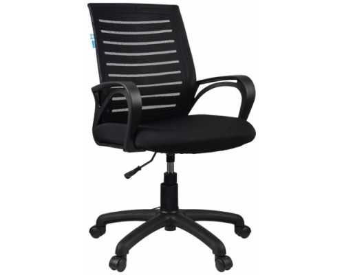Кресло HELMI HL-M16 "Vivid" ткань S черная/ ткань TW черная