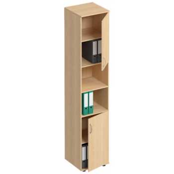 Формула НМ Шкаф-колонка для документов с нишей ФР 384 Бук, 410х450х2190 мм