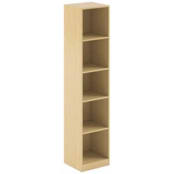 SIMPLE Стеллаж узкий SR-5U легно светлый, 386х359х1815 мм